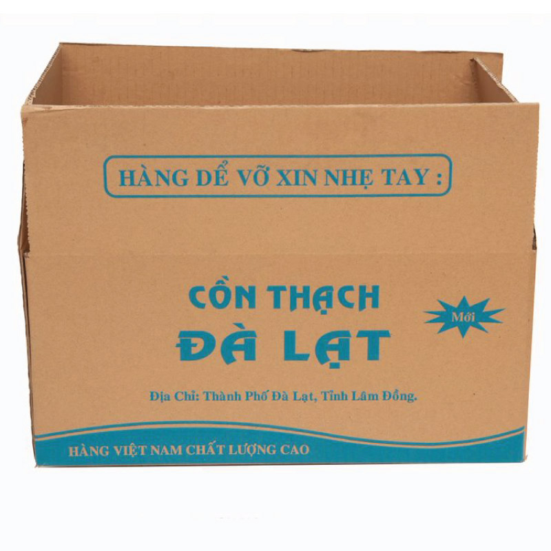 thùng carton cán màng pe
