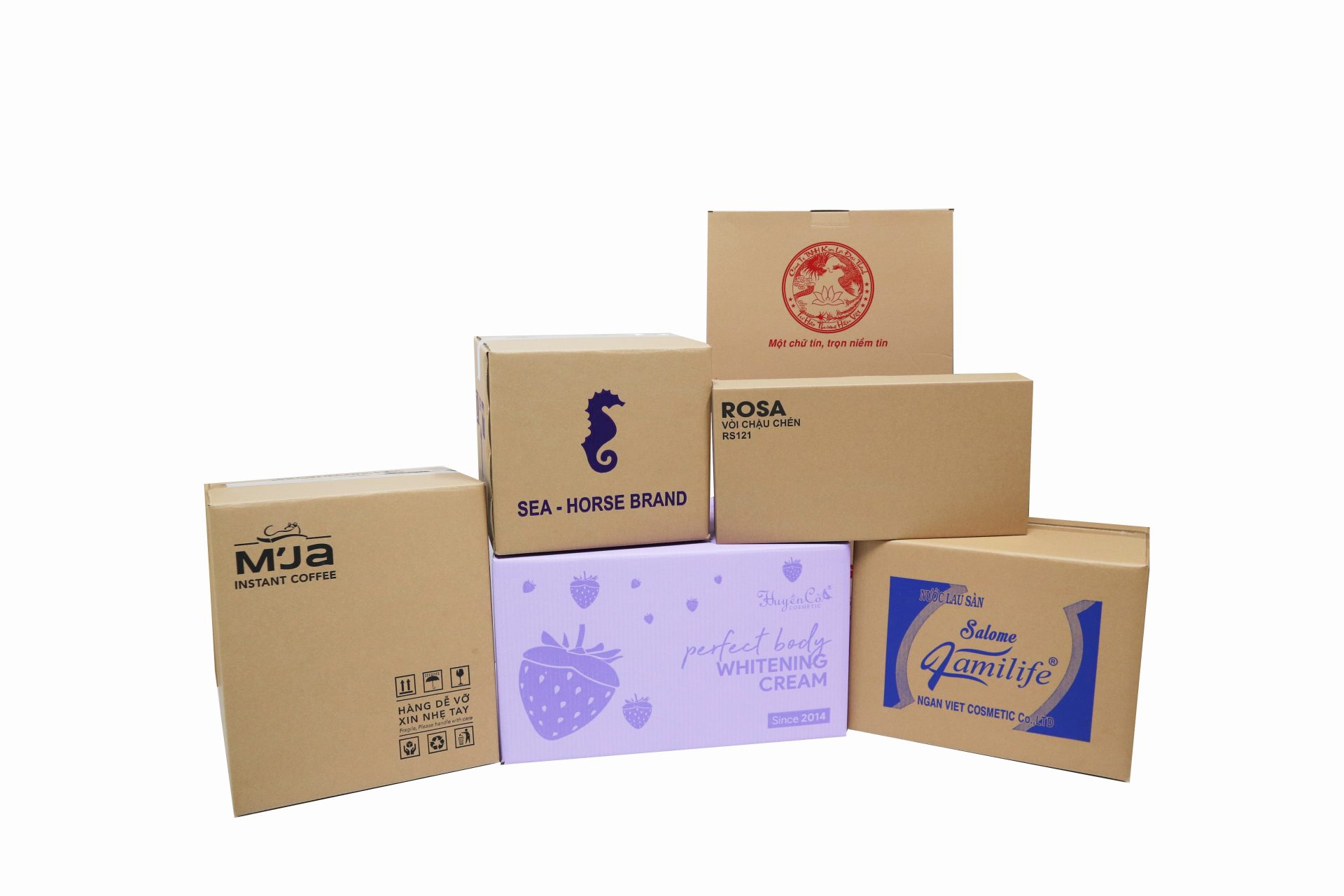 thùng carton cán màng