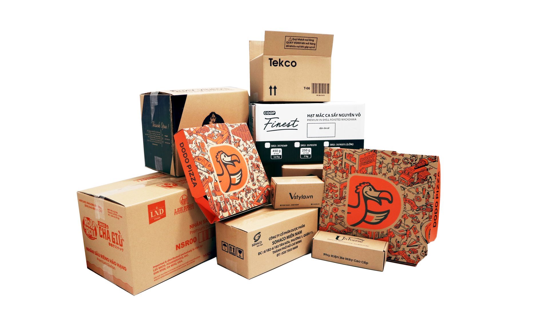 thùng carton cán màng